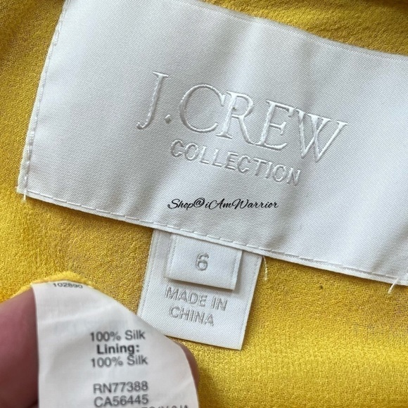 J.Crew Collection rare silk marigold sequin no.2 pencil skirt @shop@iamwarrior - Picture 9 of 10